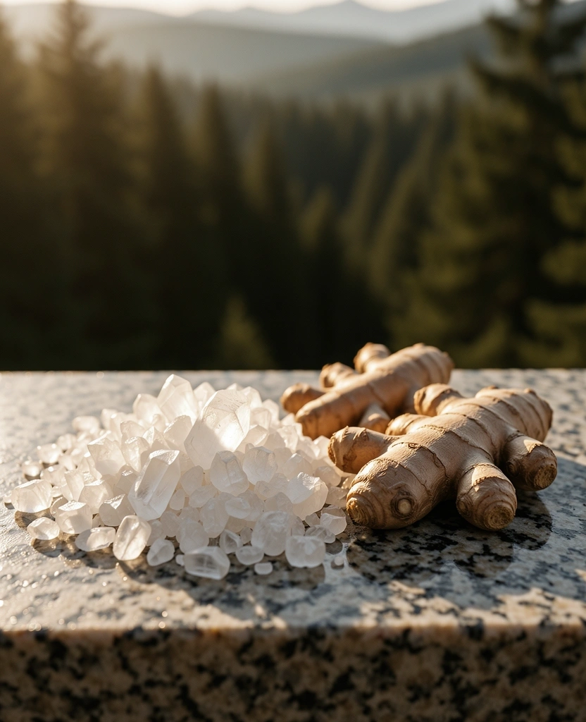 Natural minerals for joints